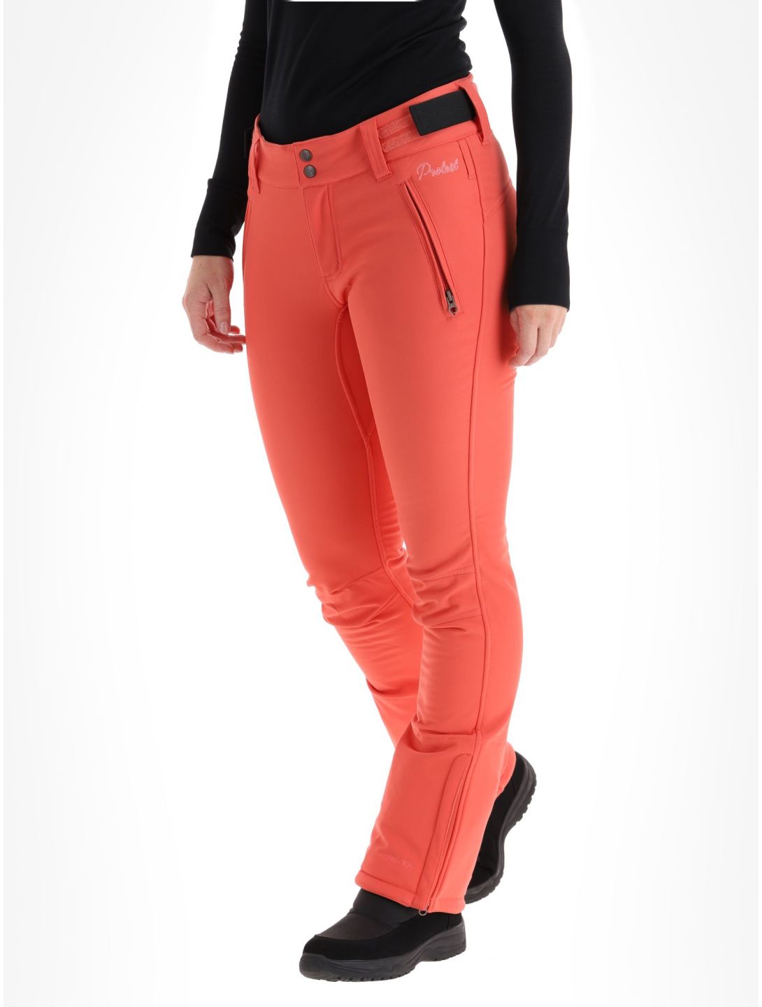 Protest, Lole pantalones de esquí softshell mujeres Tosca Red rojo 