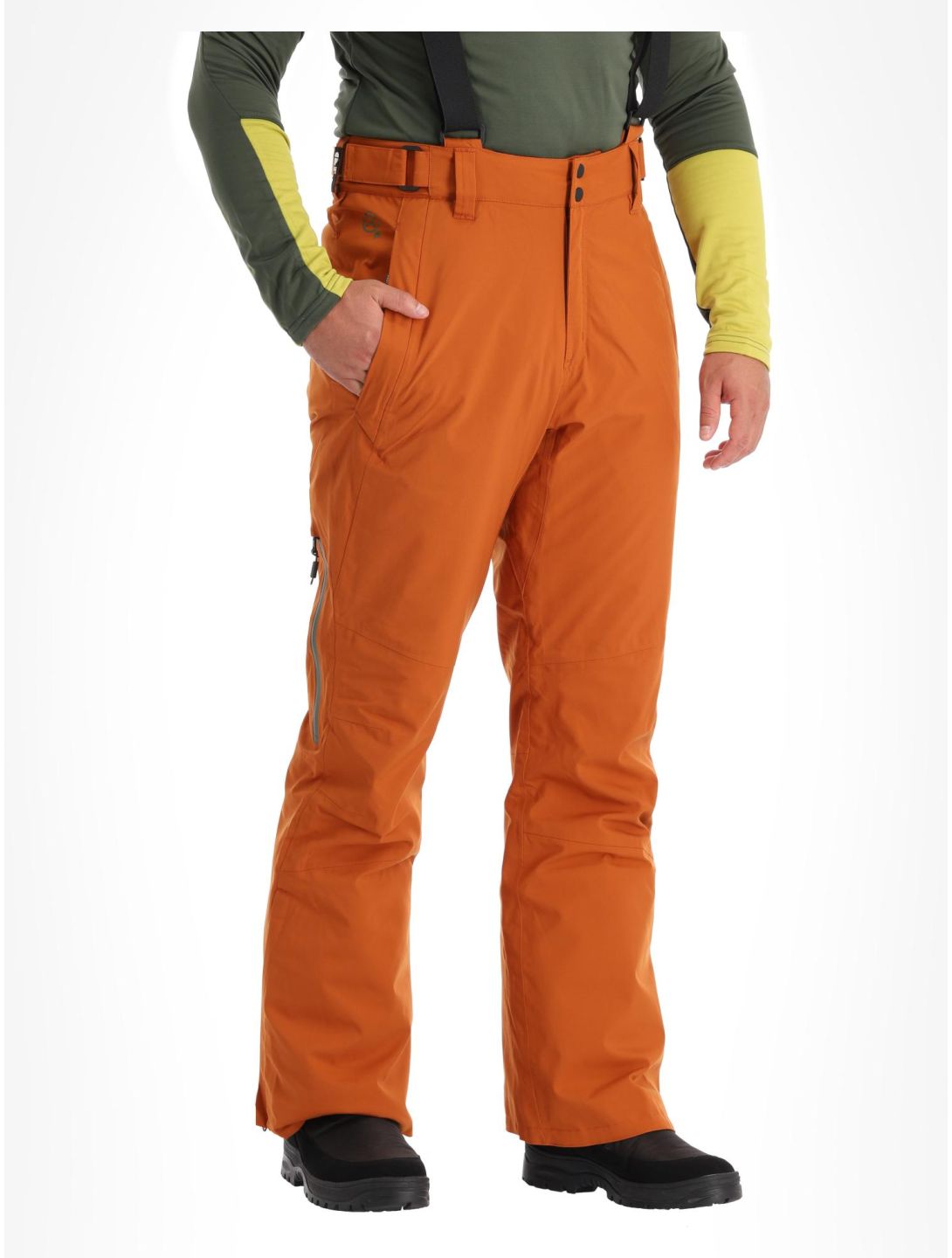 Protest, Miikka pantalones de esquí hombres Umber Orange naranja 