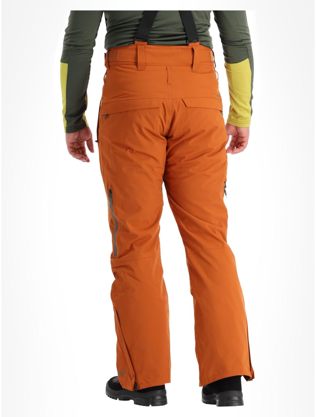 Protest, Miikka pantalones de esquí hombres Umber Orange naranja 