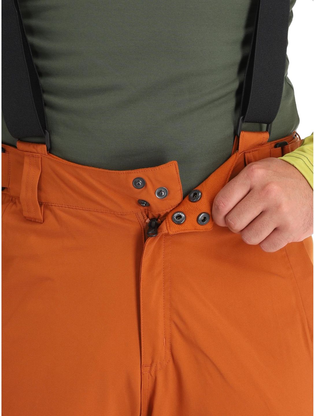 Protest, Miikka pantalones de esquí hombres Umber Orange naranja 