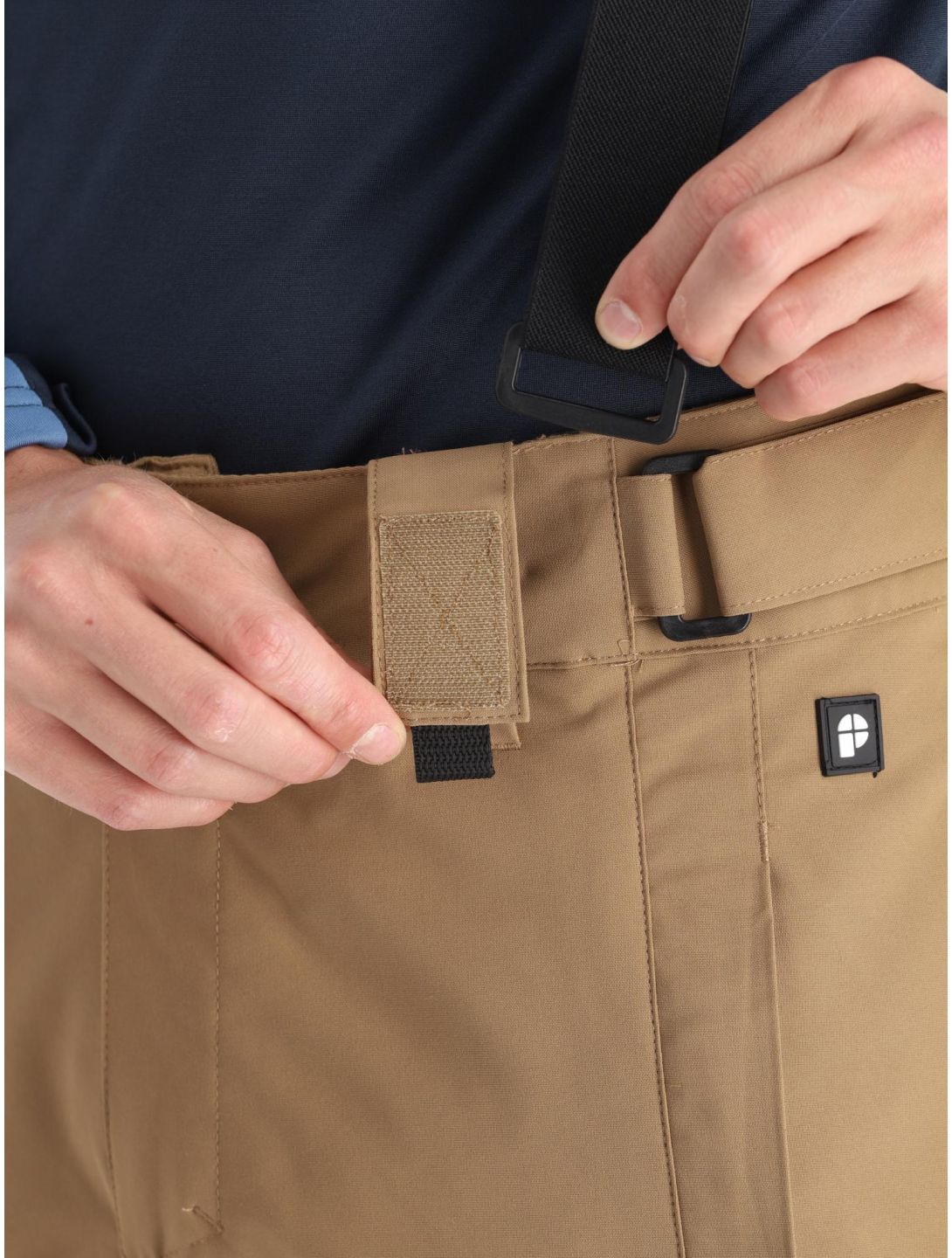 Protest, Owens pantalones de esquí hombres Sandy Brown marrón 