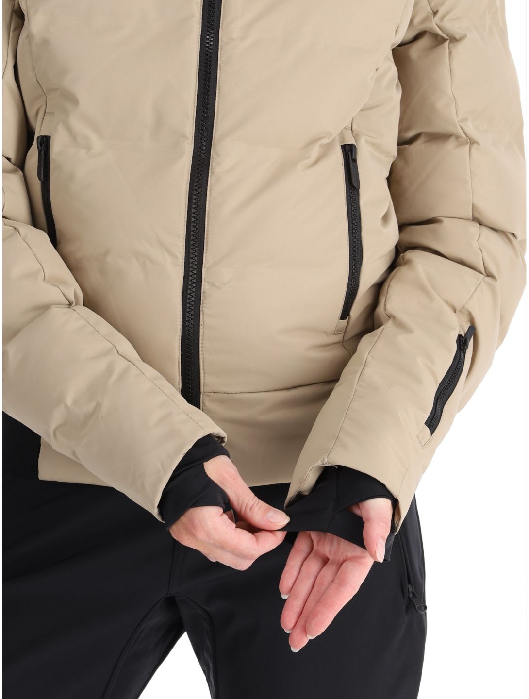 Protest, PRTALYSUMI chaqueta de esquí mujeres Bamboo Beige beige 