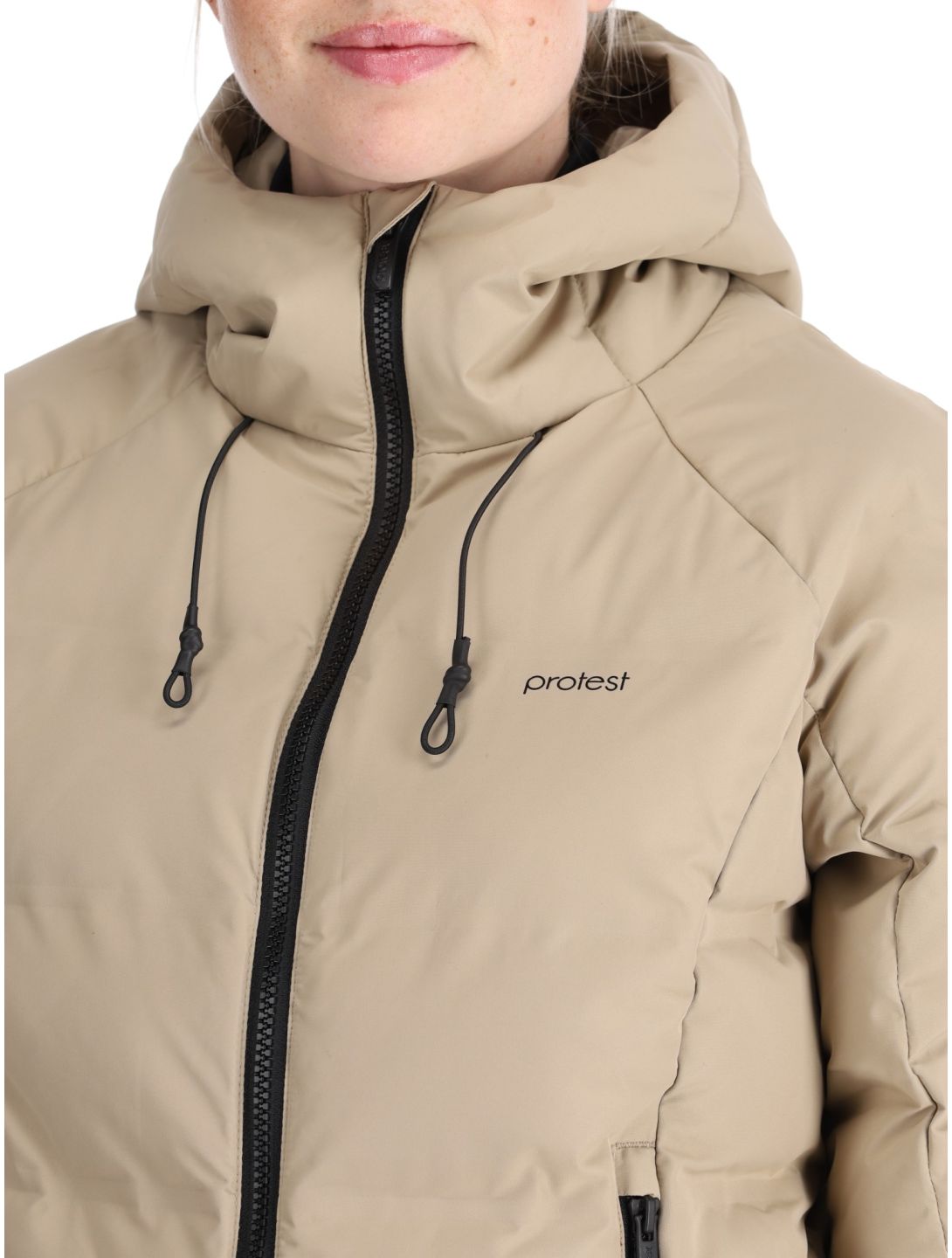 Protest, PRTALYSUMI chaqueta de esquí mujeres Bamboo Beige beige 