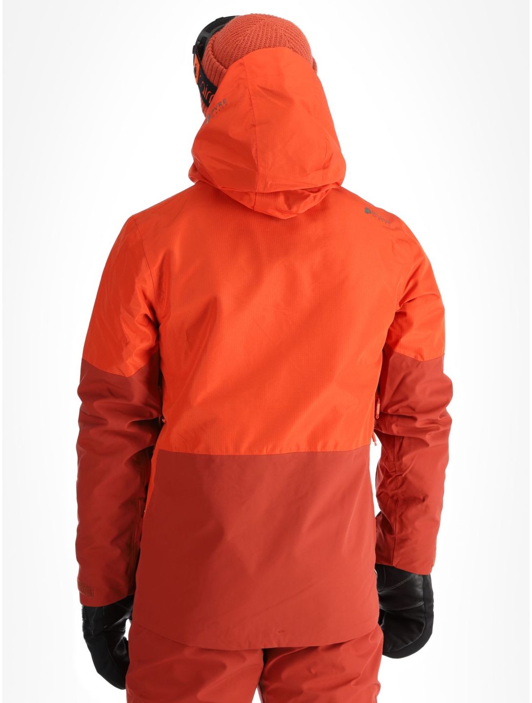 Protest, PRTBAKIE chaqueta de esquí hombres Burnt Orange naranja, rojo 