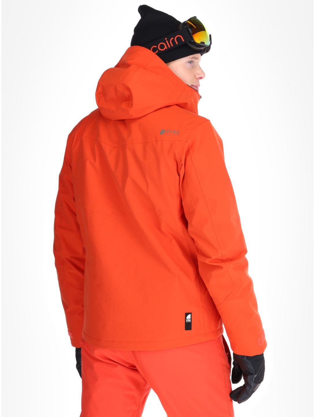 Protest, PRTBARRIC chaqueta de esquí hombres Burnt Oran naranja 