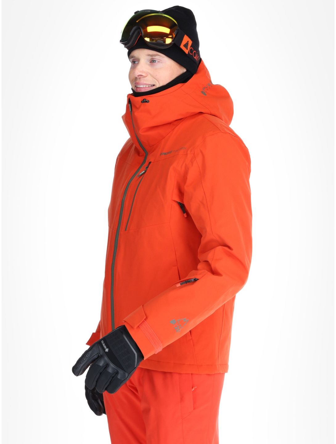 Protest, PRTBARRIC chaqueta de esquí hombres Burnt Oran naranja 