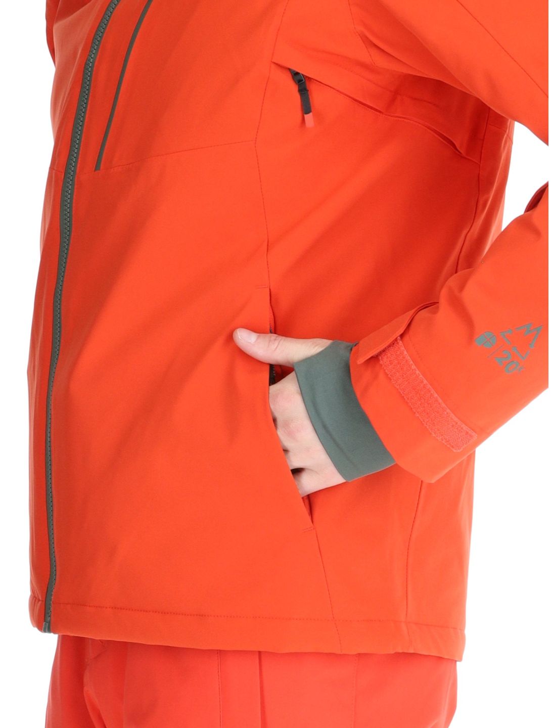 Protest, PRTBARRIC chaqueta de esquí hombres Burnt Oran naranja 