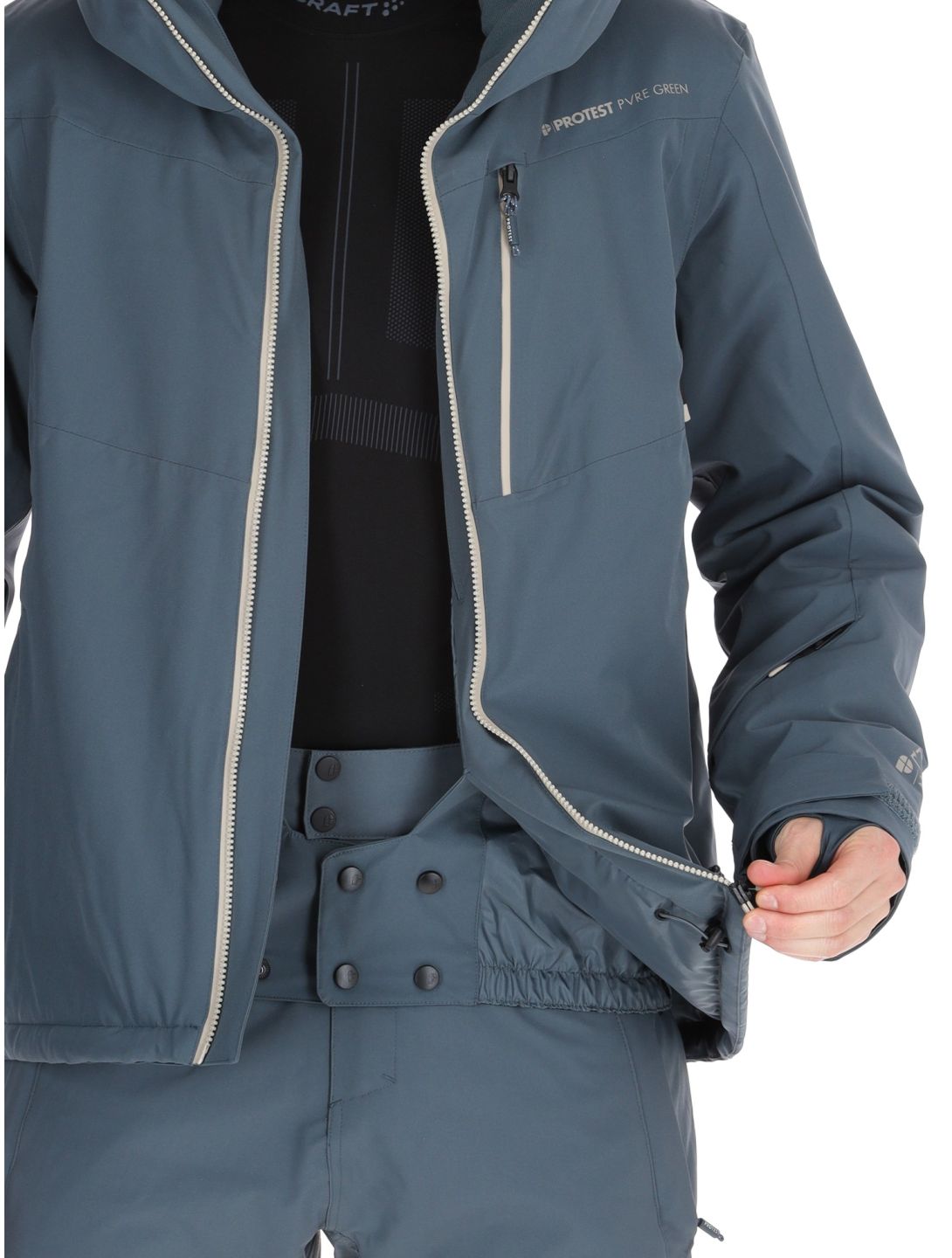 Protest, PRTBARRIC chaqueta de esquí hombres Yale Blue azul 