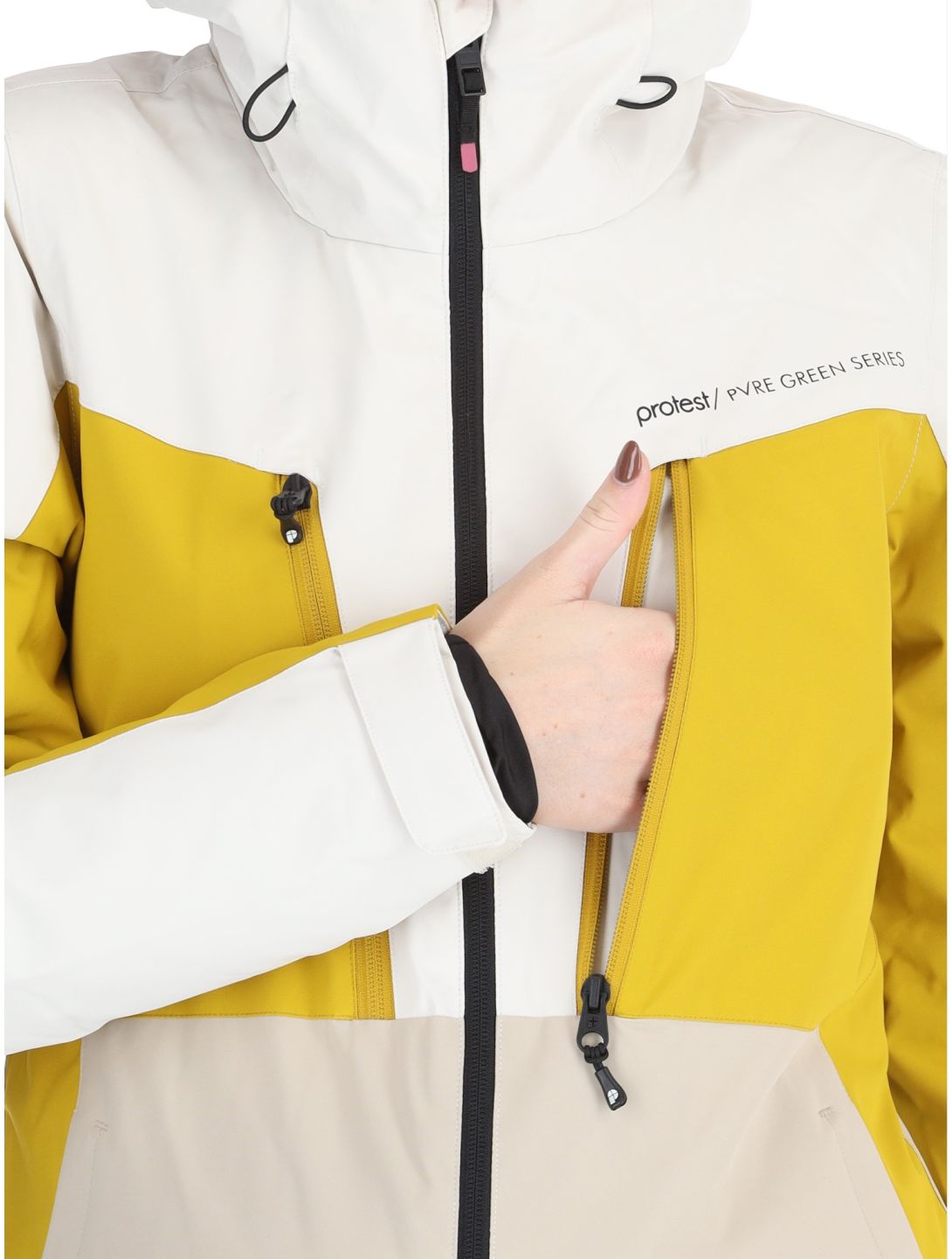 Protest, PRTCALIDA chaqueta de esquí mujeres Kitoff White blanco 