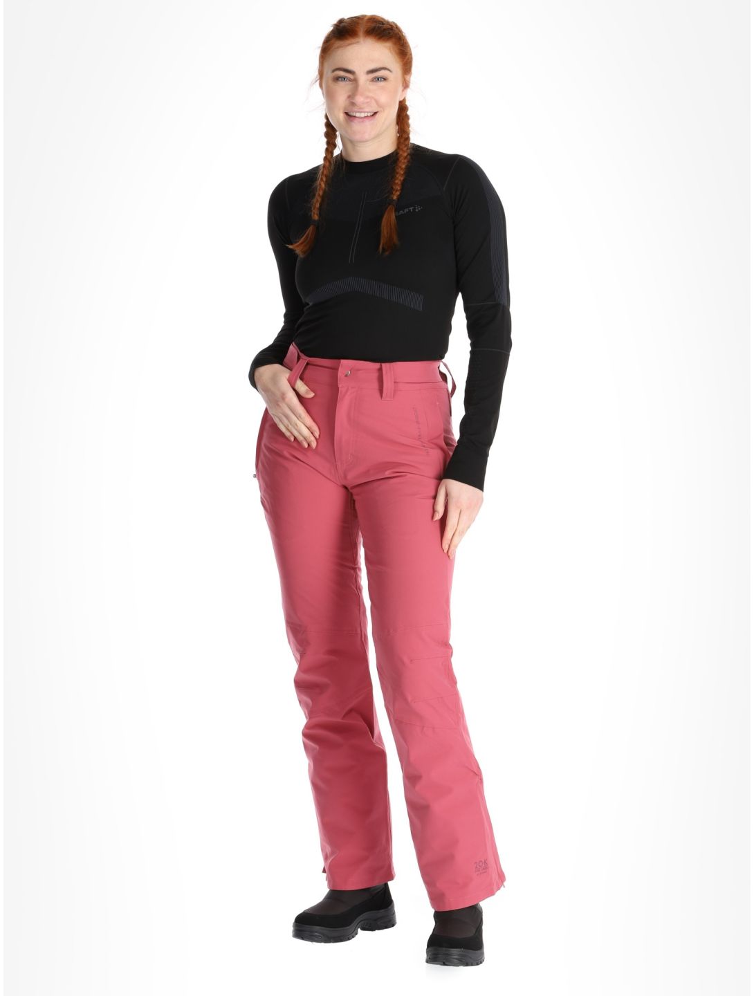 Protest, PRTCARMACKOS pantalones de esquí mujeres Rose Dust rosa 