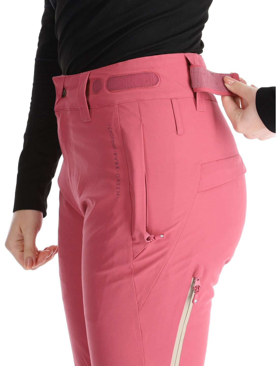 Protest, PRTCARMACKOS pantalones de esquí mujeres Rose Dust rosa 