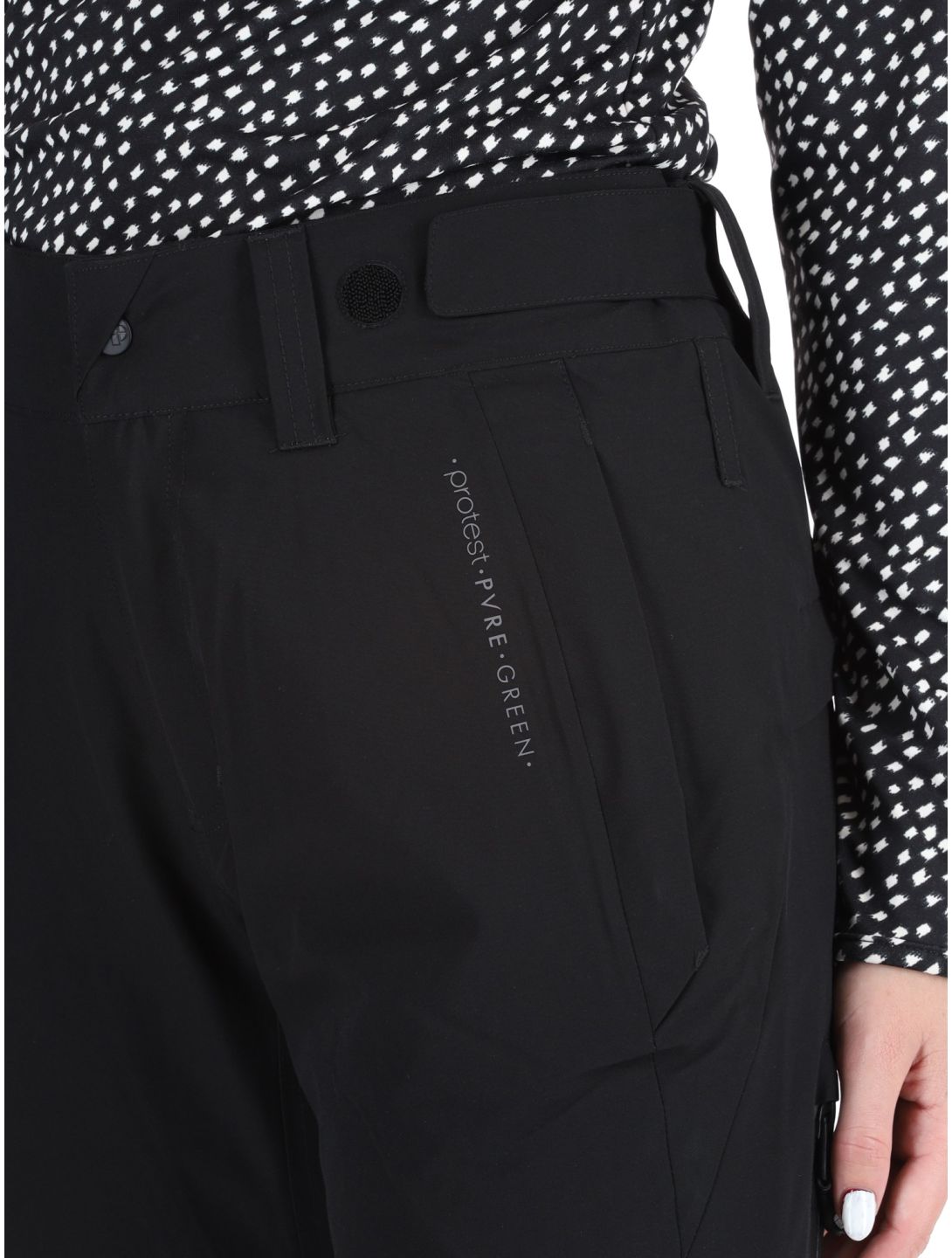 Protest, PRTCARMACKOS pantalones de esquí mujeres True Black negro 