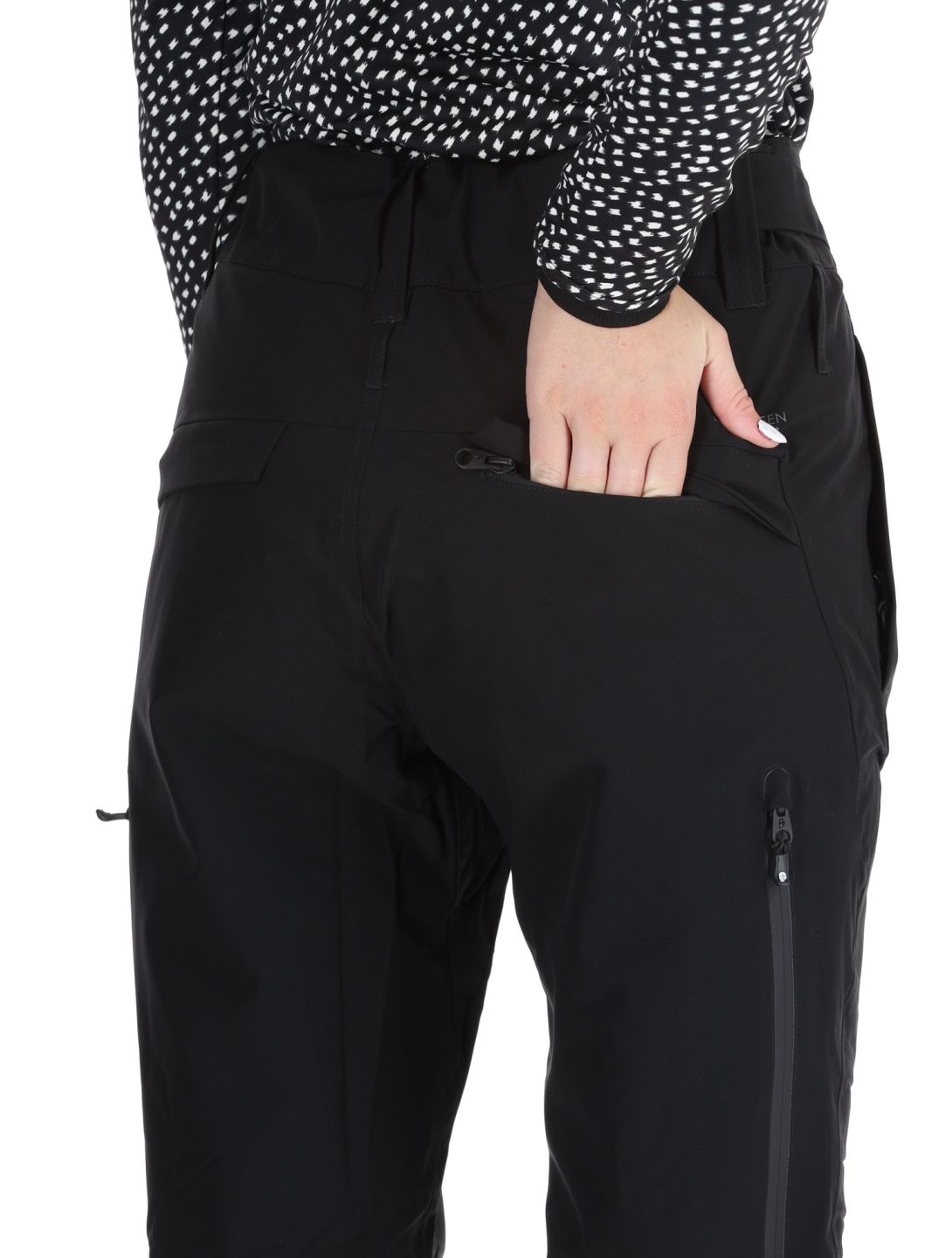 Protest, PRTCARMACKOS pantalones de esquí mujeres True Black negro 