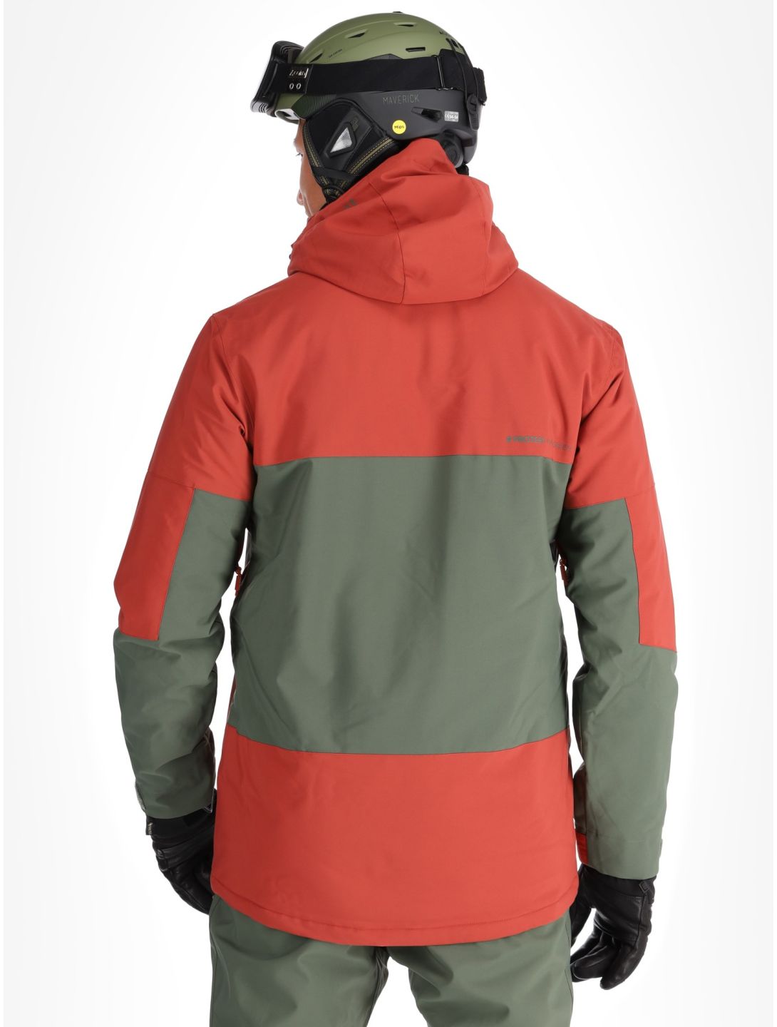 Protest, PRTDAZZLE chaqueta de esquí hombres Barn Red rojo, verde 