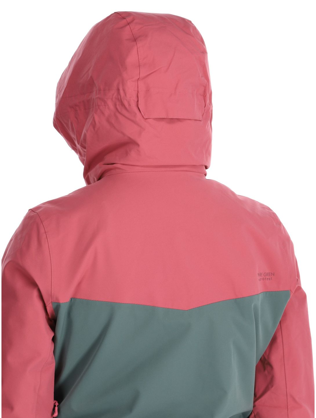 Protest, PRTDISK chaqueta de esquí mujeres Rose Dust rosa, verde 