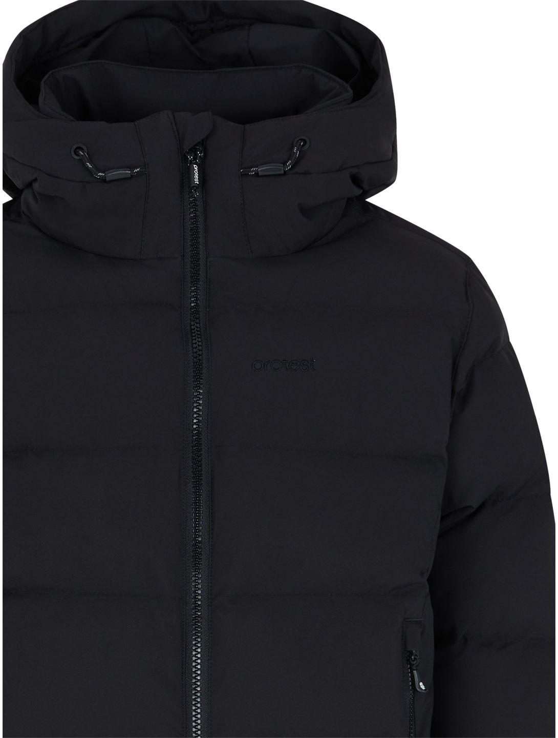 Protest, PRTELINY JR chaqueta de esquí niños True Black negro 