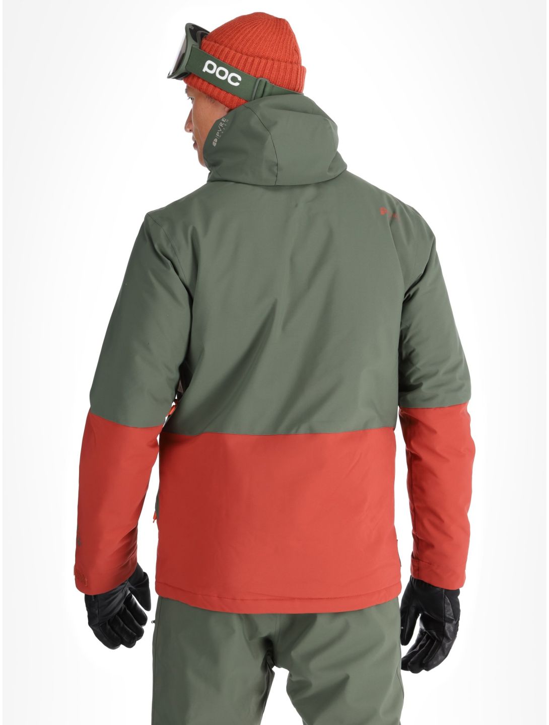 Protest, PRTENSTONE chaqueta de esquí hombres Barn Red rojo, verde 