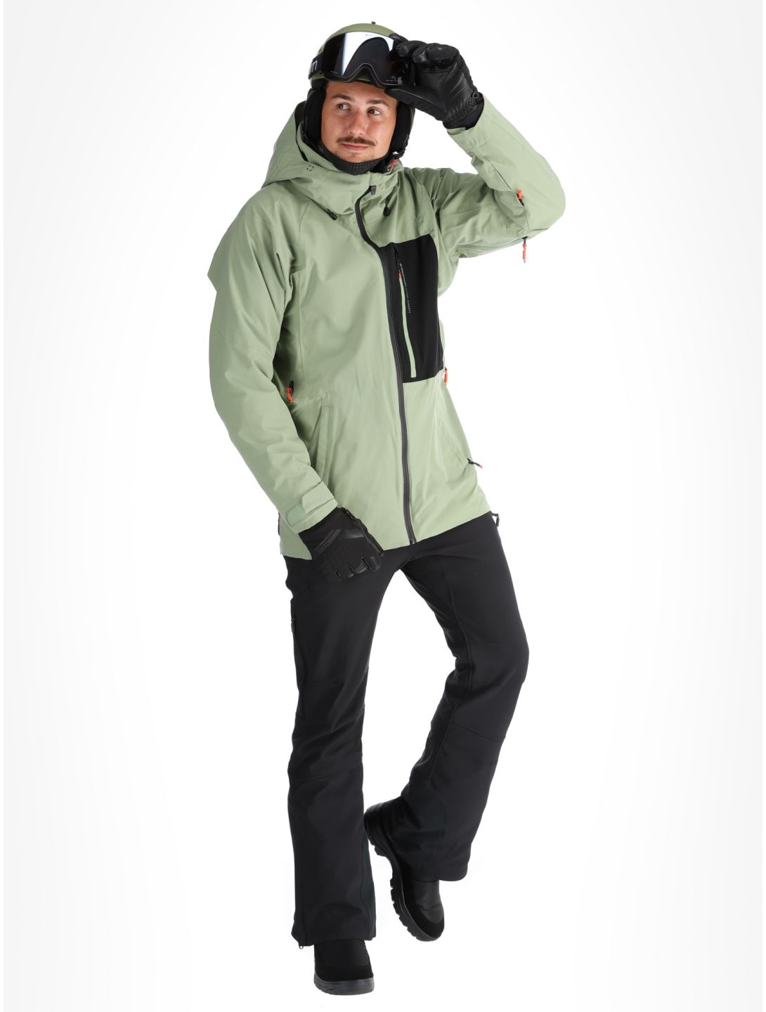 Protest, PRTFOUND chaqueta de esquí hombres Marl Green verde 