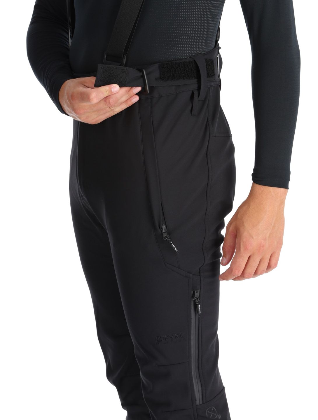 Protest, PRTHOLLOWS pantalones de esquí hombres True Black negro 