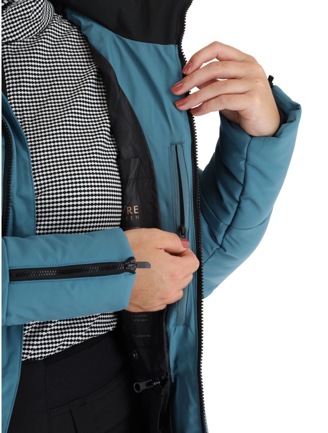 Protest, Prtiku chaqueta de esquí mujeres Jewel Blue azul 