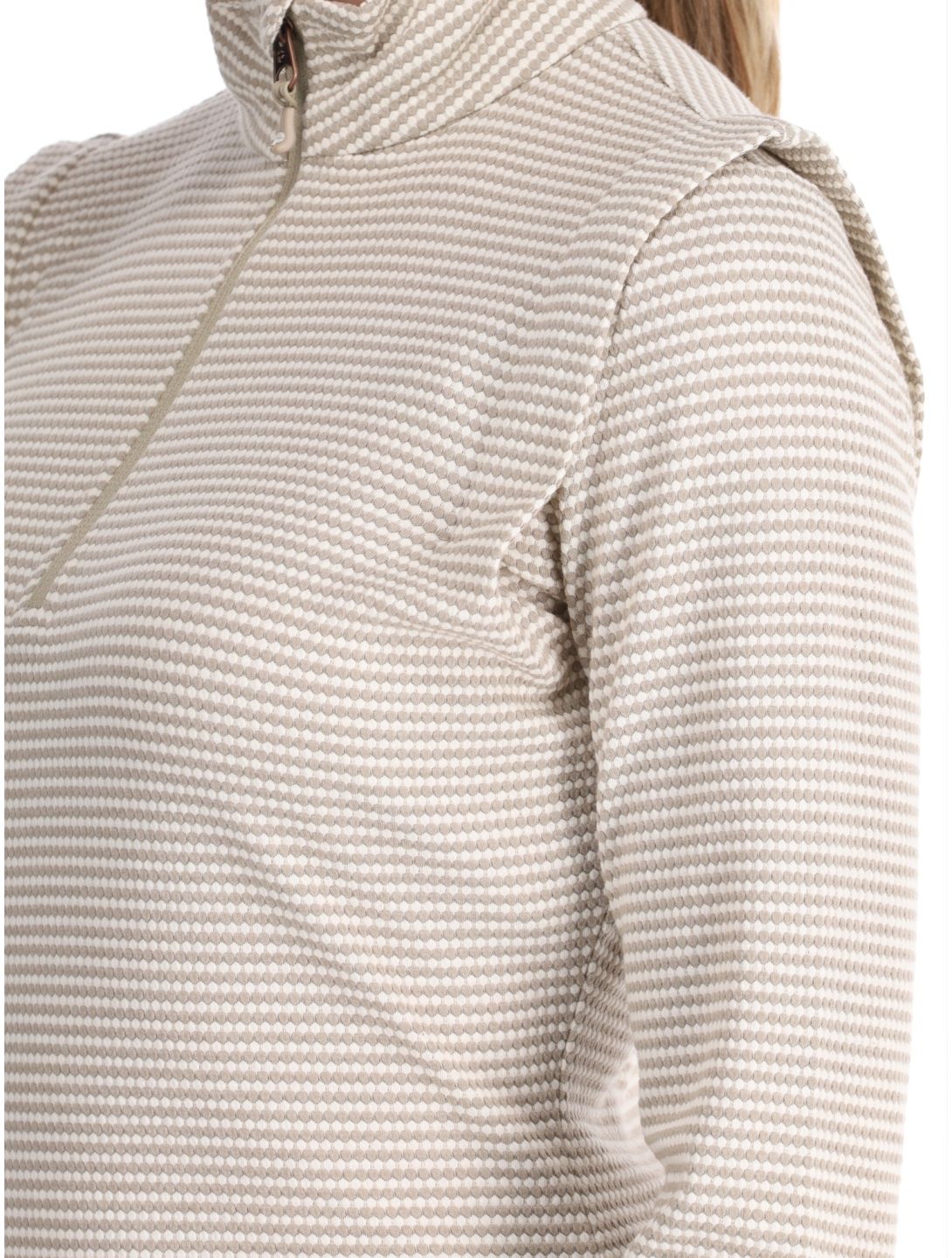 Protest, PRTIVORY 1/4 zip jersey mujeres Bamboo Beige beige 