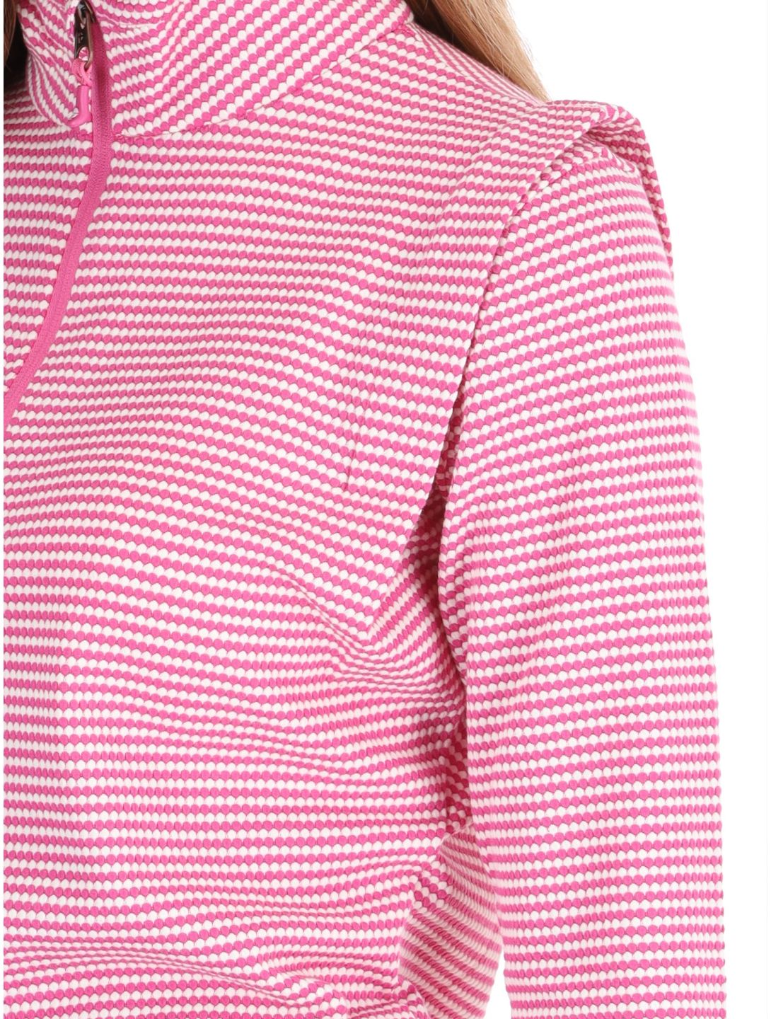 Protest, PRTIVORY 1/4 zip jersey mujeres Foxy Pink rosa 