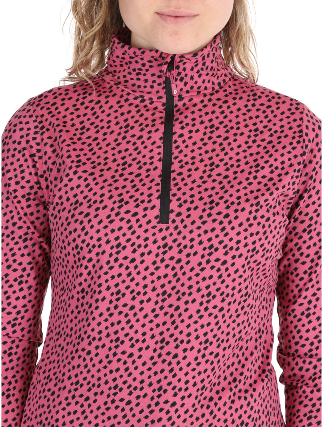 Protest, PRTKACEY 1/4 zip jersey mujeres Rose Dust rosa 