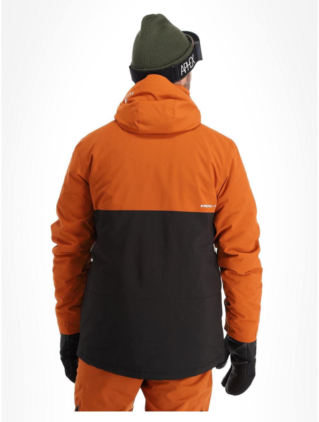 Protest, Prtkakune chaqueta de esquí hombres Umber Orange naranja 