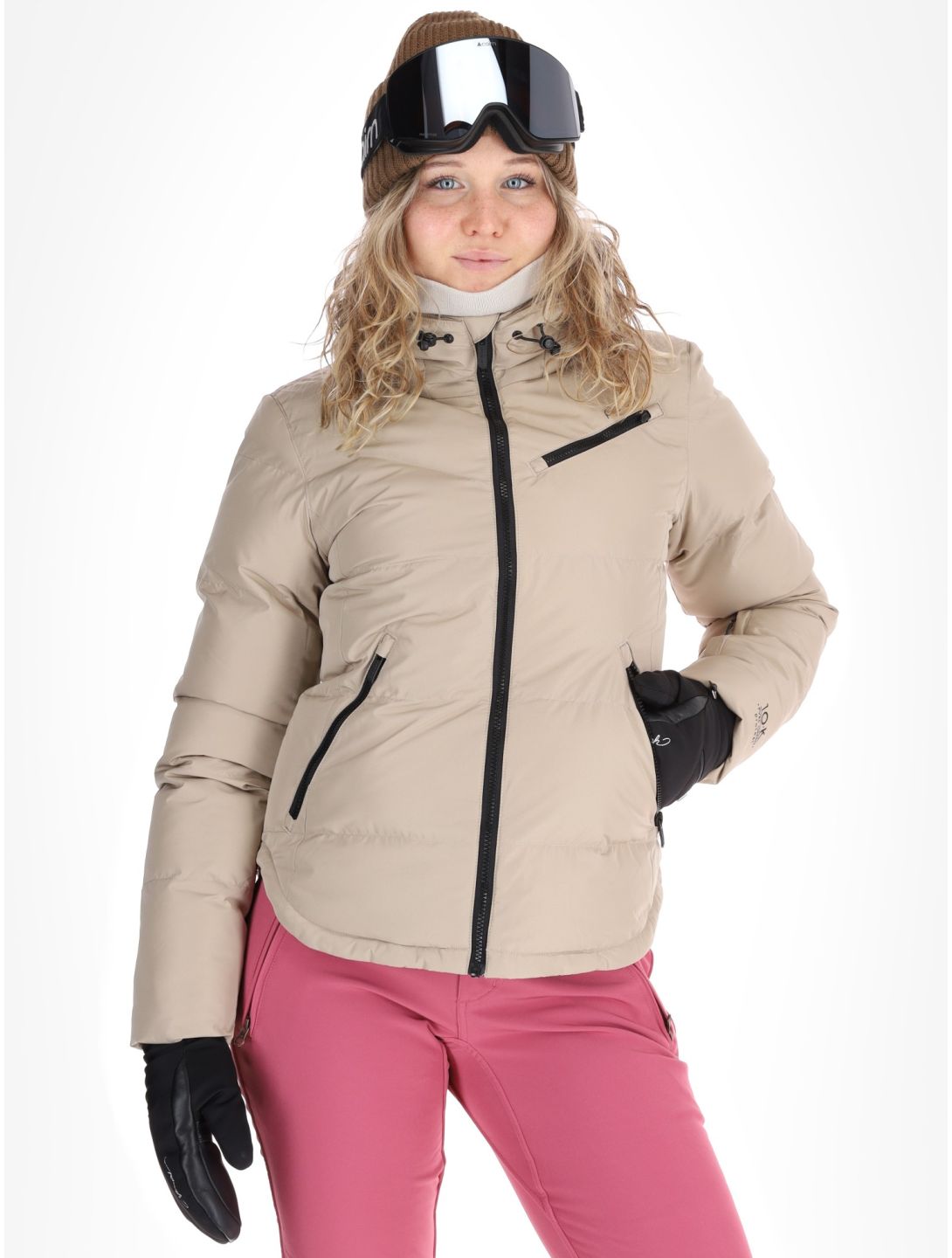 Protest, PRTLUCID chaqueta de esquí mujeres Bamboo Beige beige 