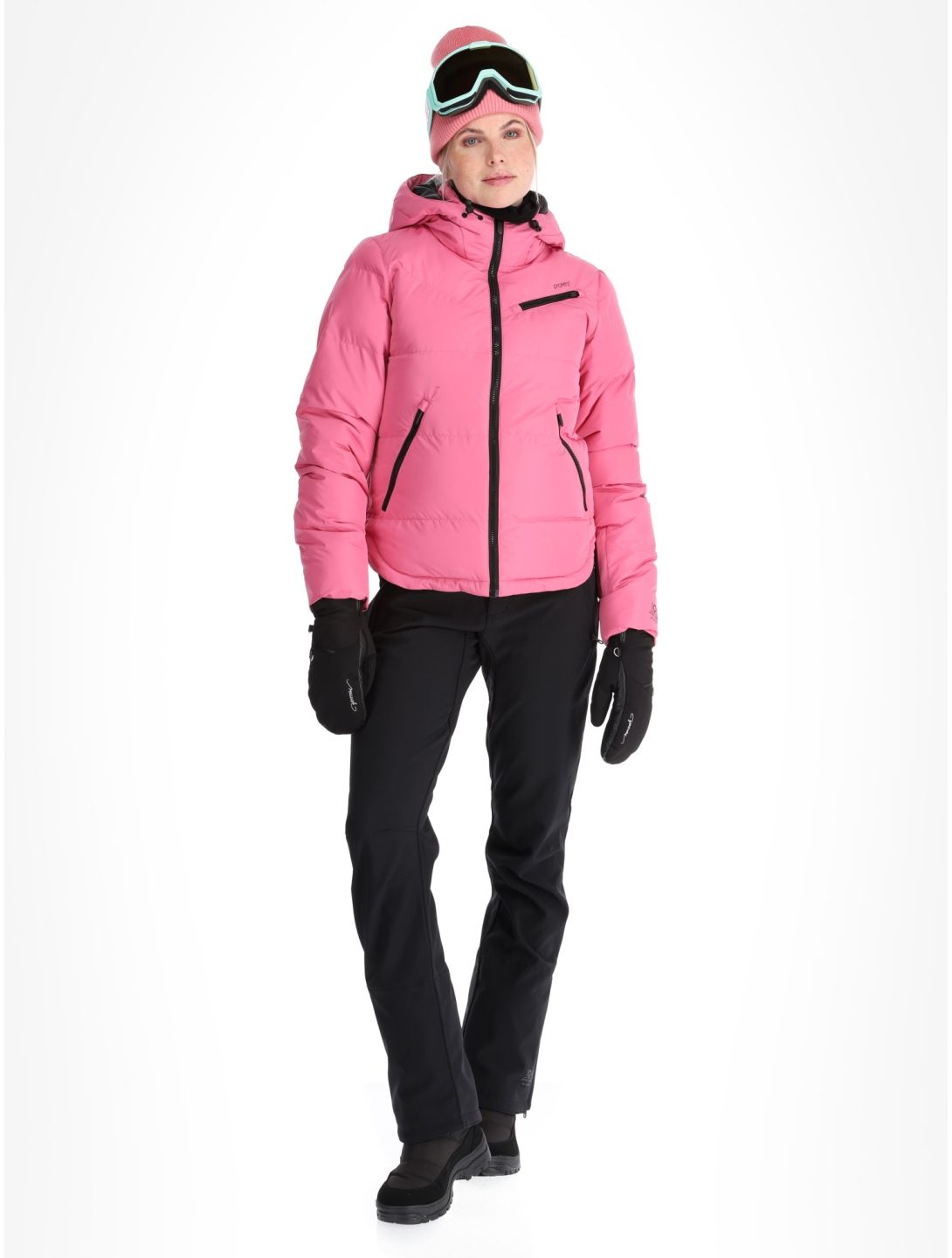 Protest, PRTLUCID chaqueta de esquí mujeres Foxy Pink rosa 