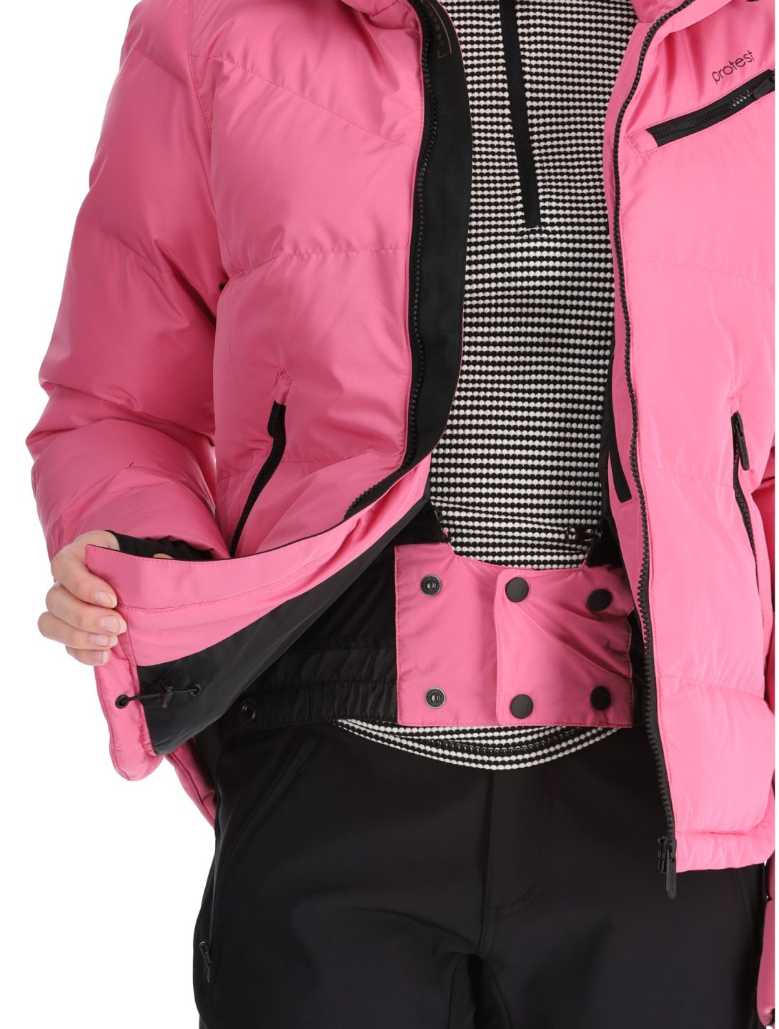 Protest, PRTLUCID chaqueta de esquí mujeres Foxy Pink rosa 