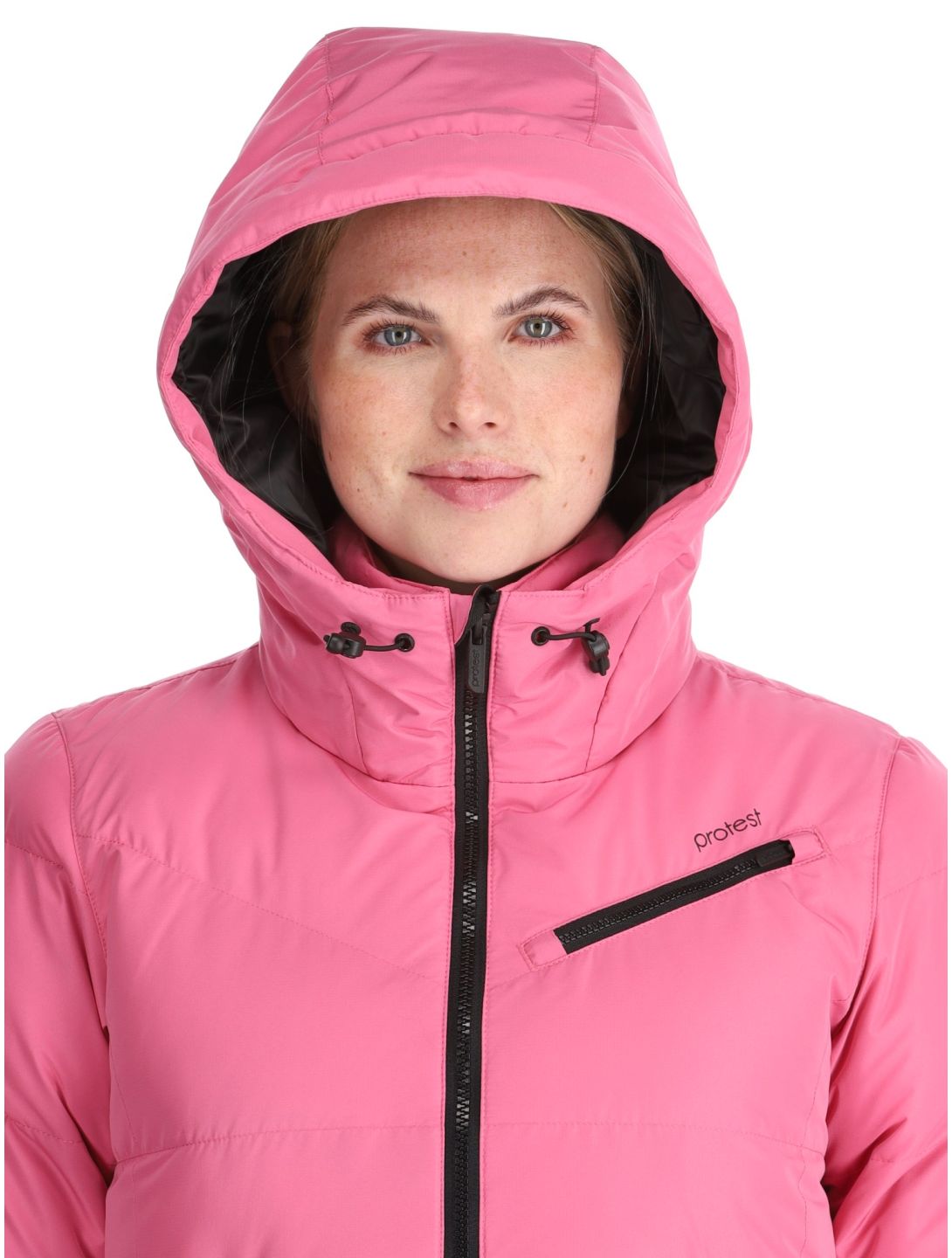 Protest, PRTLUCID chaqueta de esquí mujeres Foxy Pink rosa 