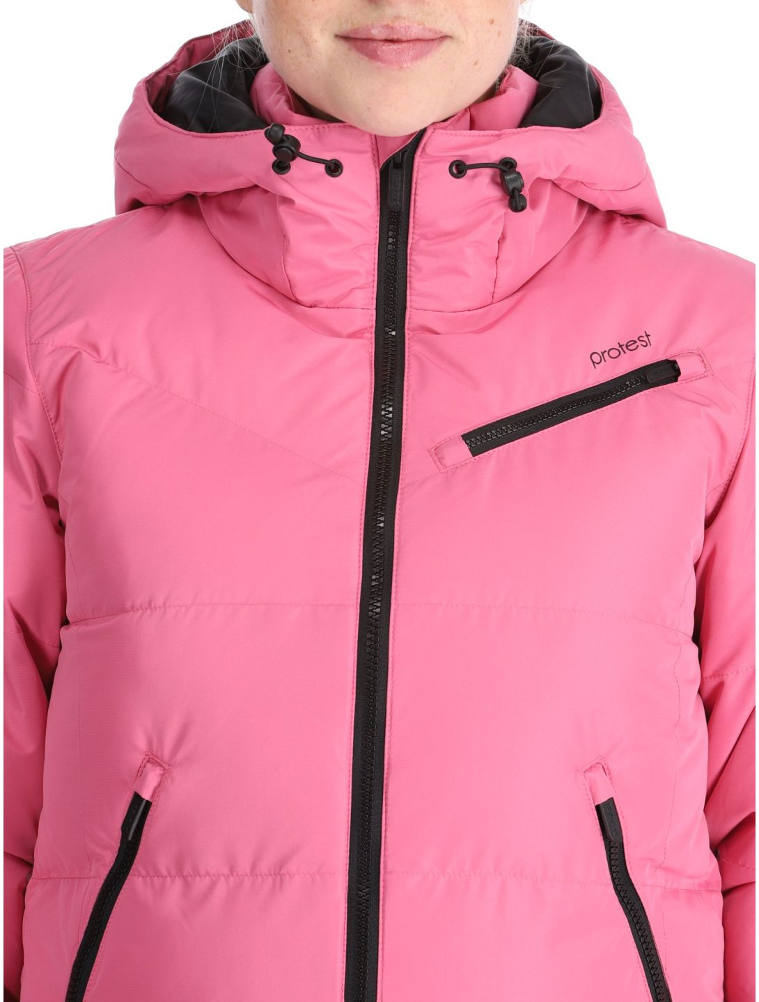 Protest, PRTLUCID chaqueta de esquí mujeres Foxy Pink rosa 