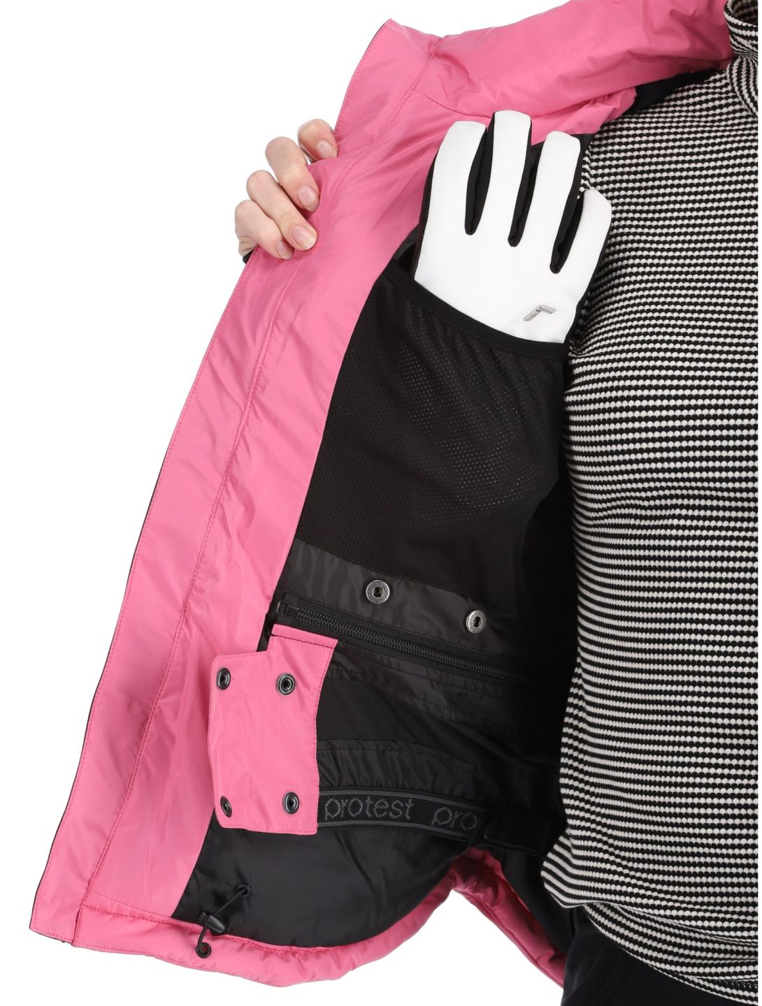 Protest, PRTLUCID chaqueta de esquí mujeres Foxy Pink rosa 