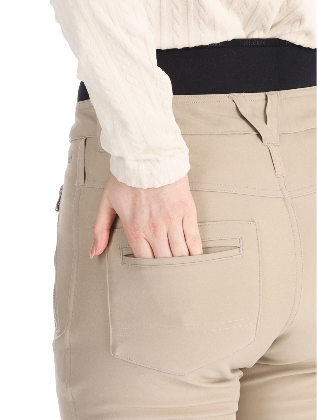 Protest, PRTLULLABYOS pantalones de esquí mujeres Bamboo Beige beige 