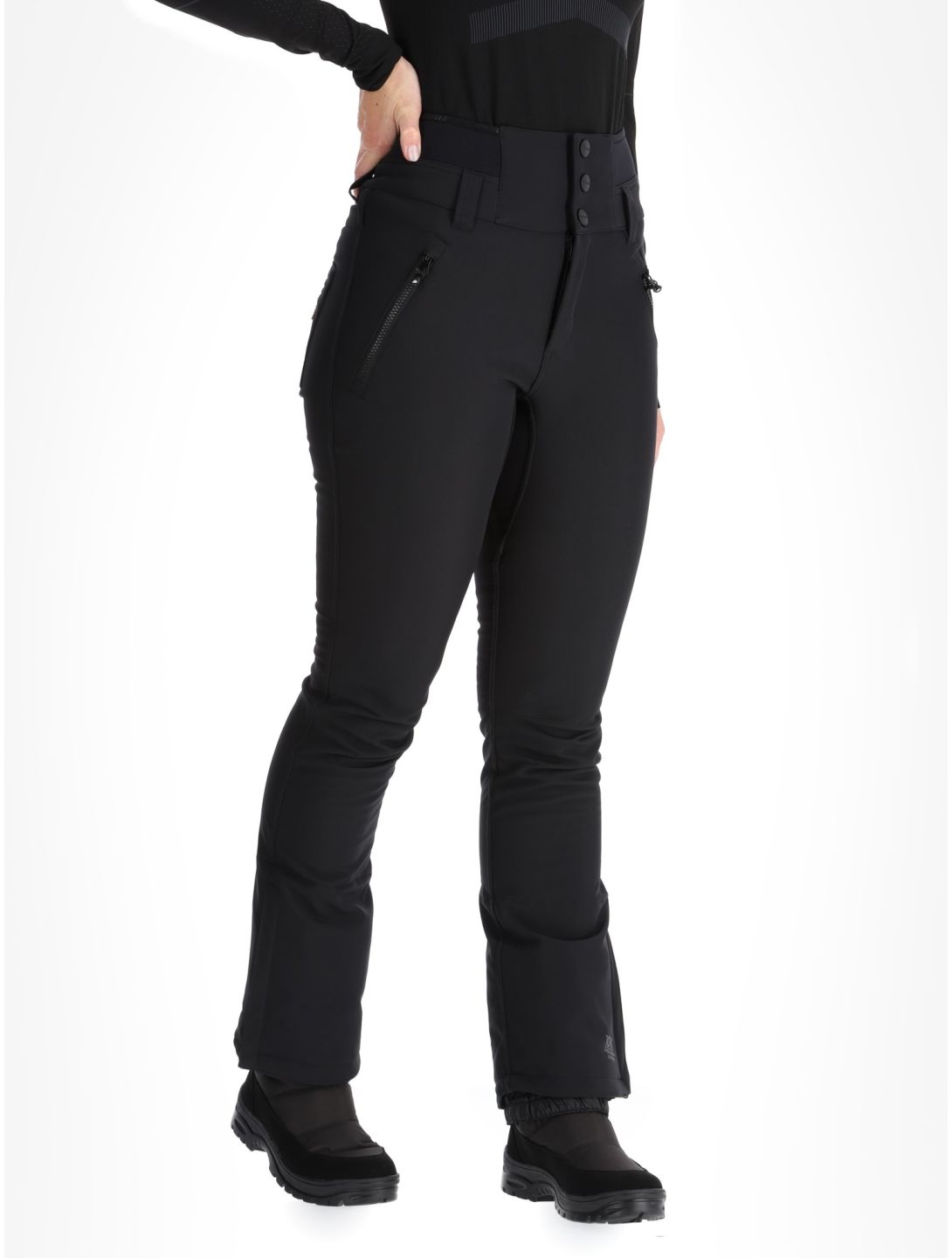 Protest, PRTLULLABYOS pantalones de esquí mujeres True Black negro 