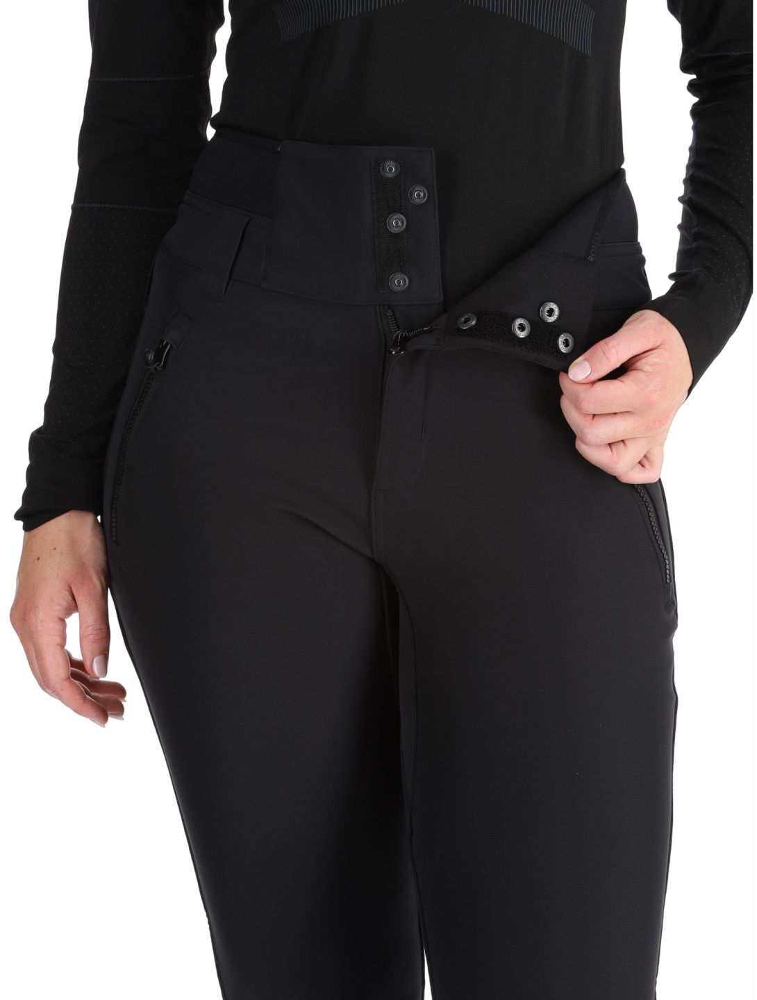 Protest, PRTLULLABYOS pantalones de esquí mujeres True Black negro 