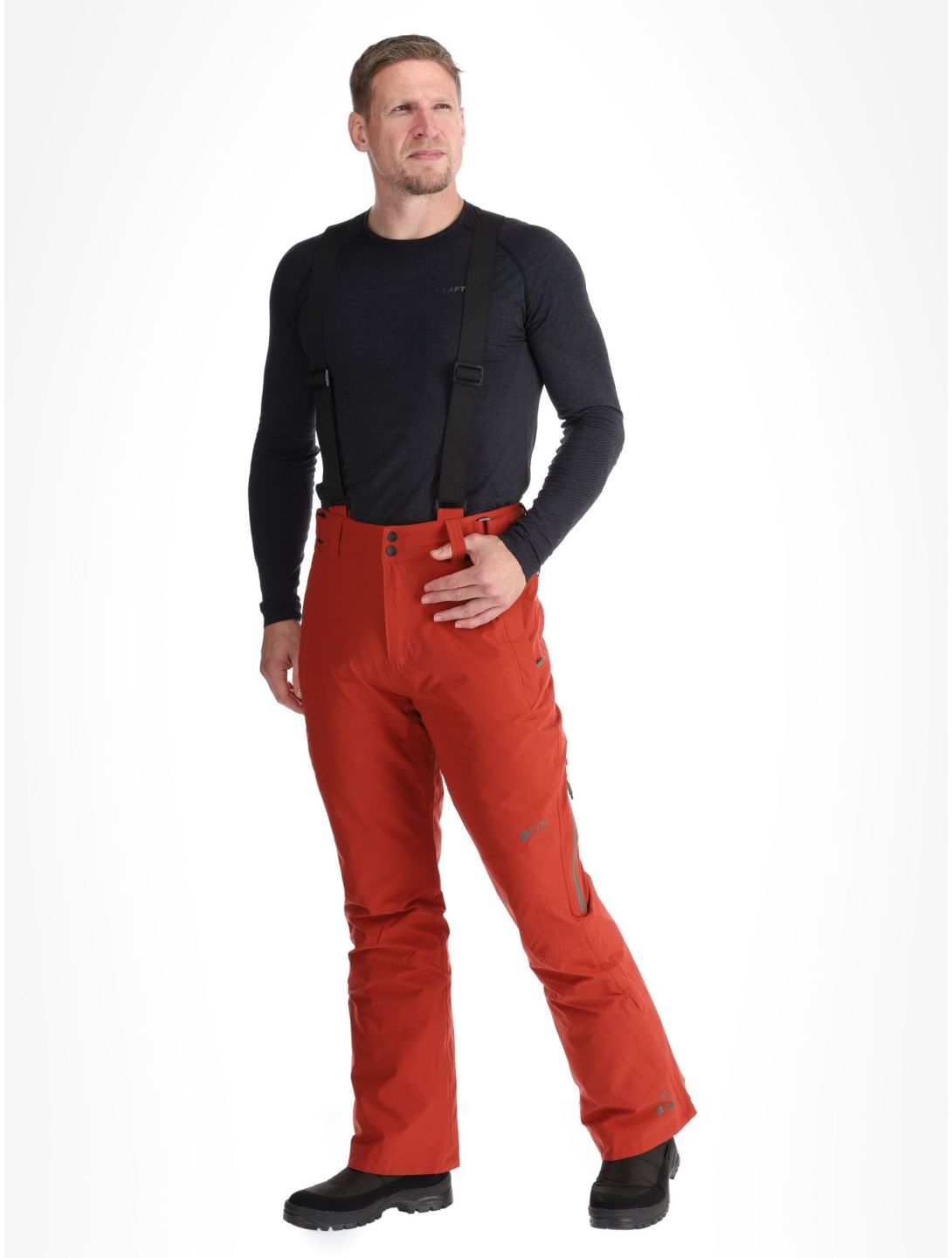 Protest, PRTMIKADO pantalones de esquí hombres Barn Red rojo 