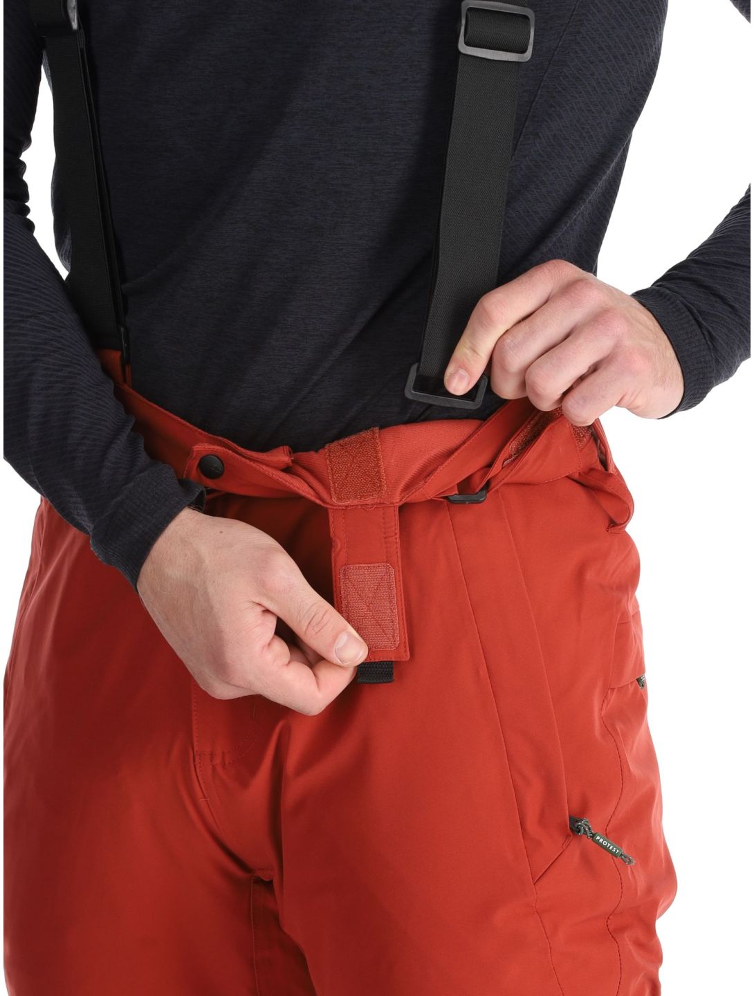 Protest, PRTMIKADO pantalones de esquí hombres Barn Red rojo 