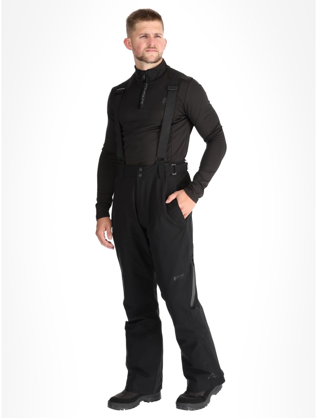 Protest, PRTMIKADO pantalones de esquí hombres True Black negro 