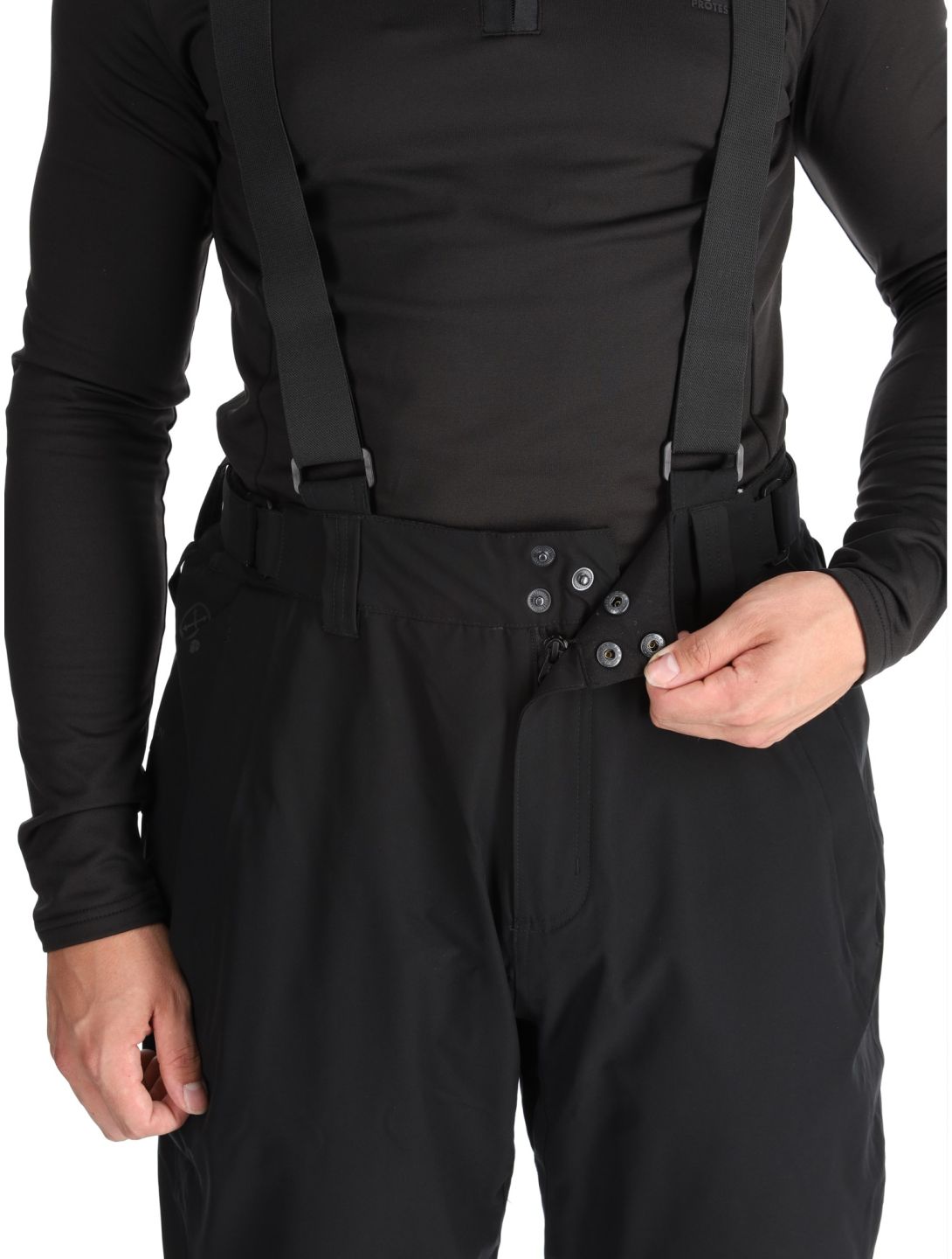 Protest, PRTMIKADO pantalones de esquí hombres True Black negro 