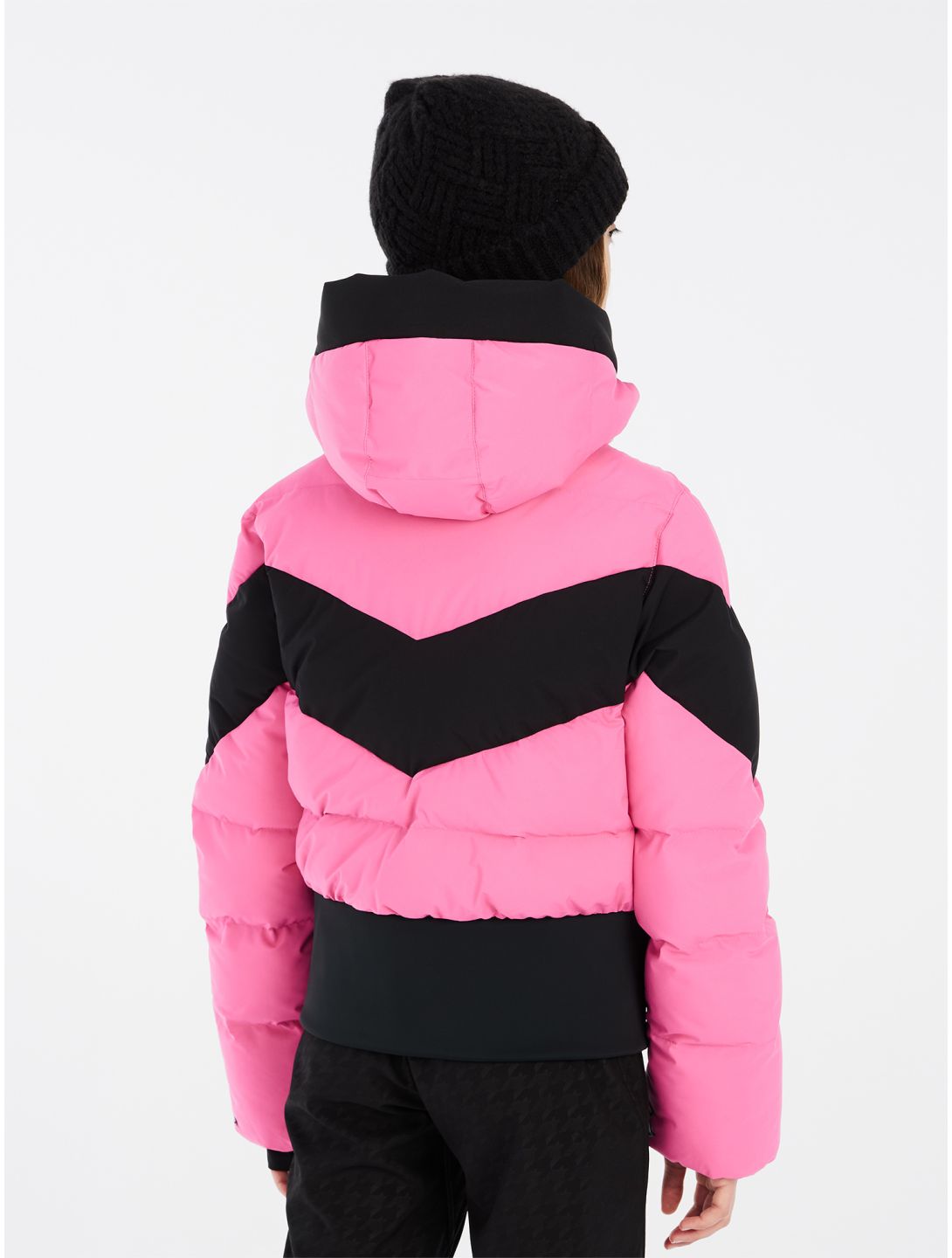 Protest, PRTMILOU JR chaqueta de esquí niños Foxy Pink negro, rosa 