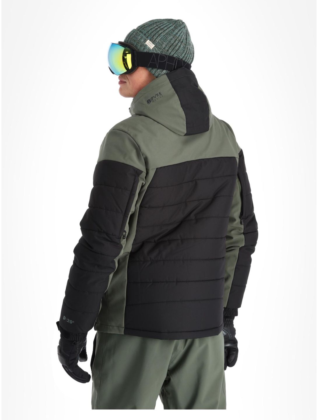 Protest, Prtmount chaqueta de esquí hombres Thyme verde 