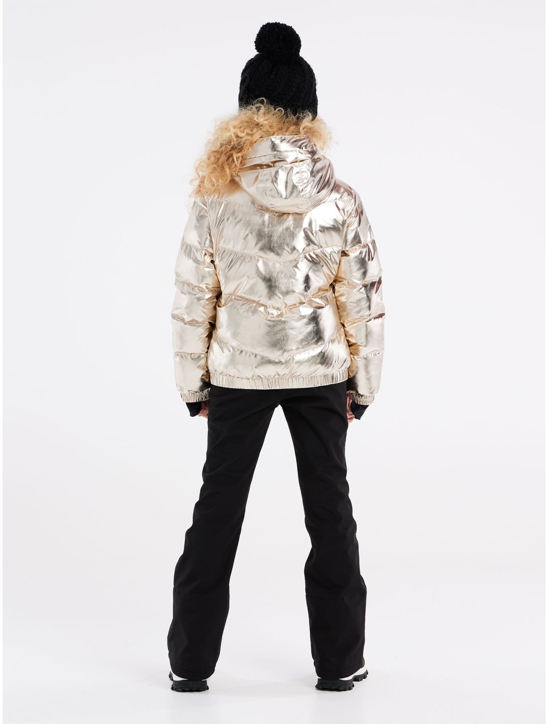 Protest, PRTNELLI JR 24 chaqueta de esquí niños Metal Goud 