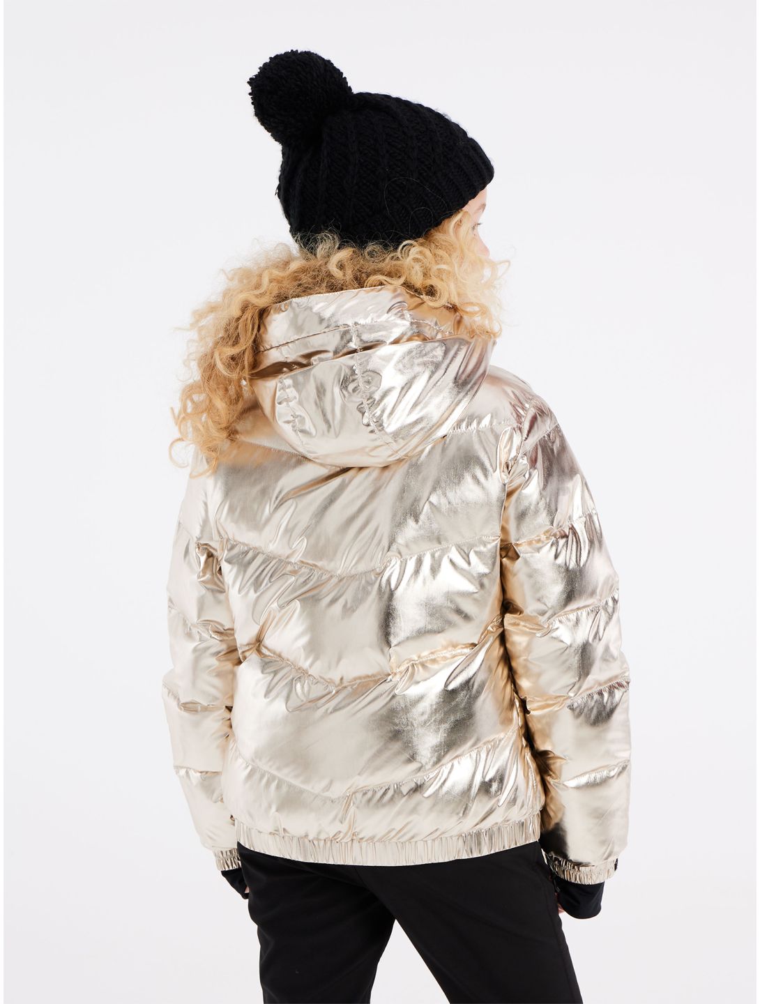 Protest, PRTNELLI JR 24 chaqueta de esquí niños Metal Goud 