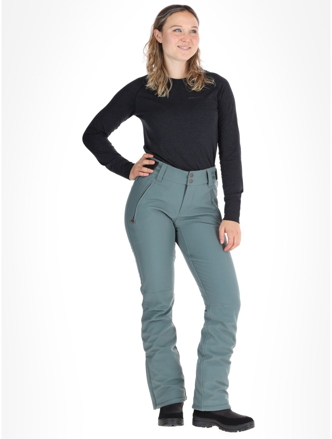 Protest, PRTRELOLE pantalones de esquí mujeres Evergreen verde 