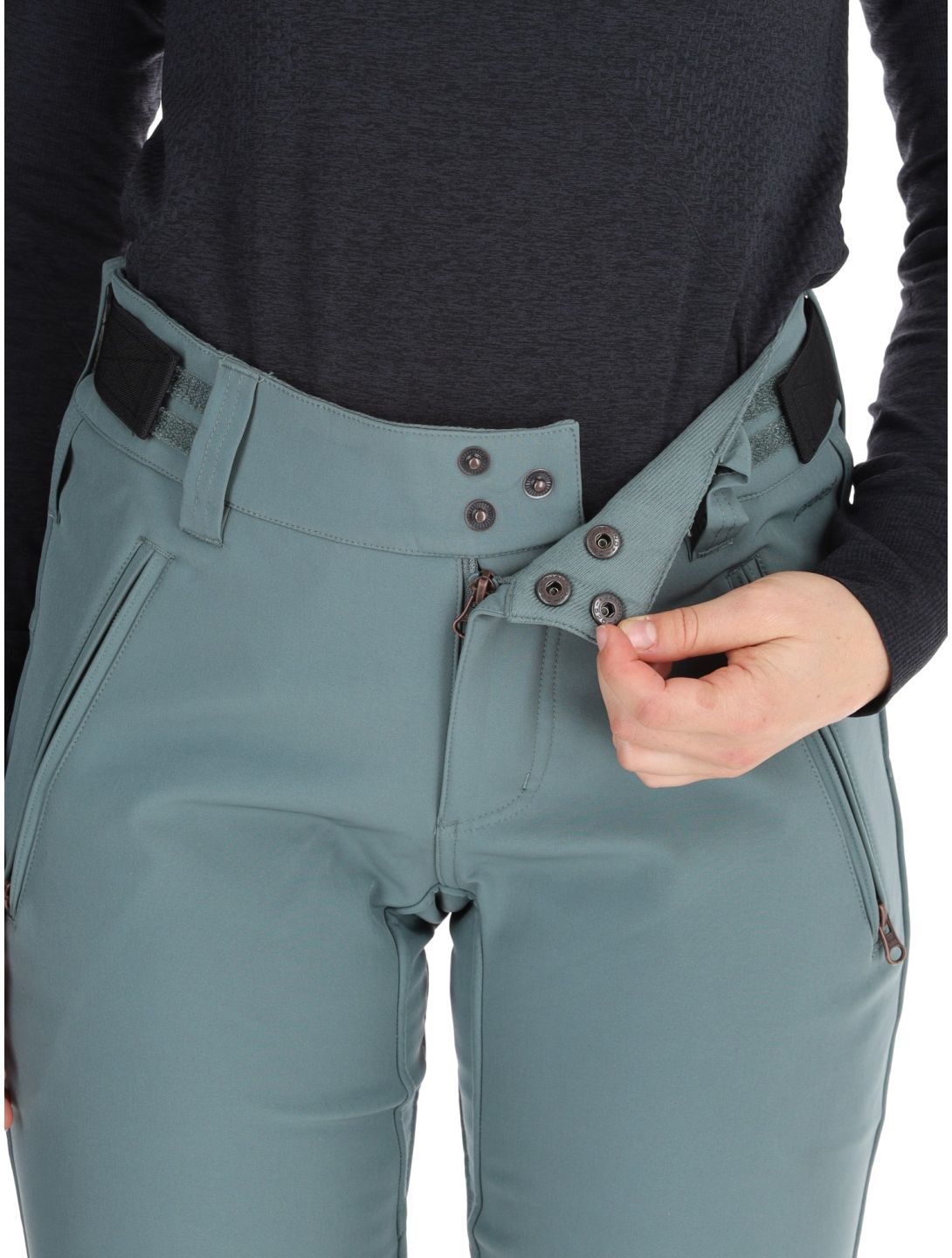 Protest, PRTRELOLE pantalones de esquí mujeres Evergreen verde 