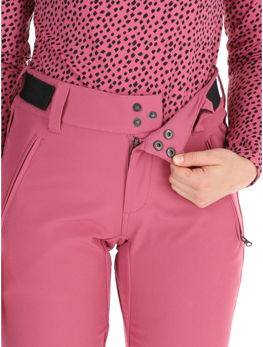 Protest, PRTRELOLE pantalones de esquí mujeres Rose Dust rosa 