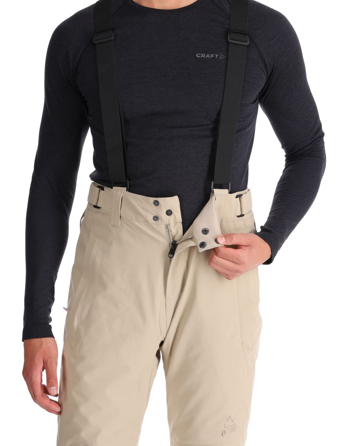 Protest, PRTROWENS pantalones de esquí hombres Bamboo Beige beige 