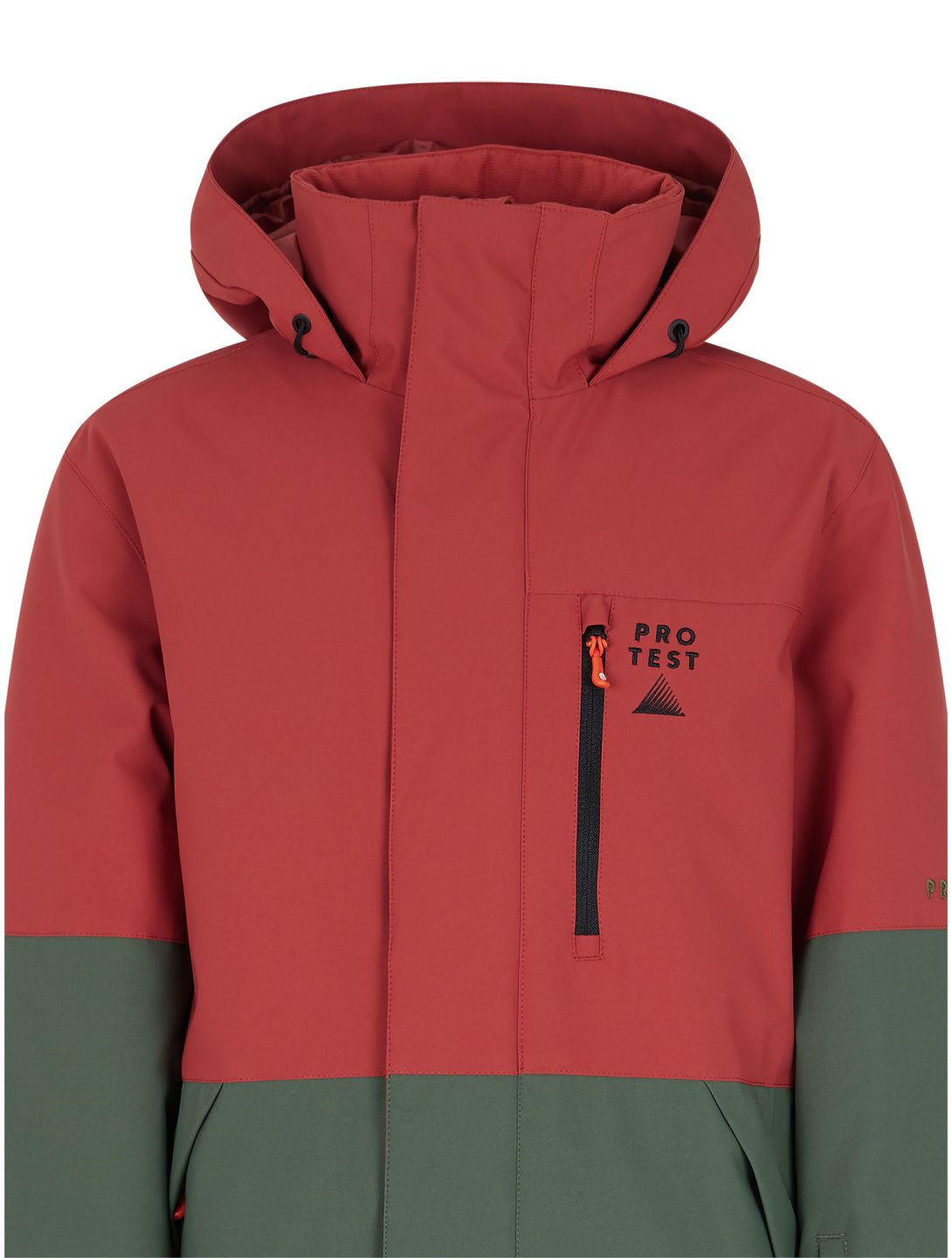 Protest, PRTSAVER JR chaqueta de esquí niños Barn Red rojo, verde 